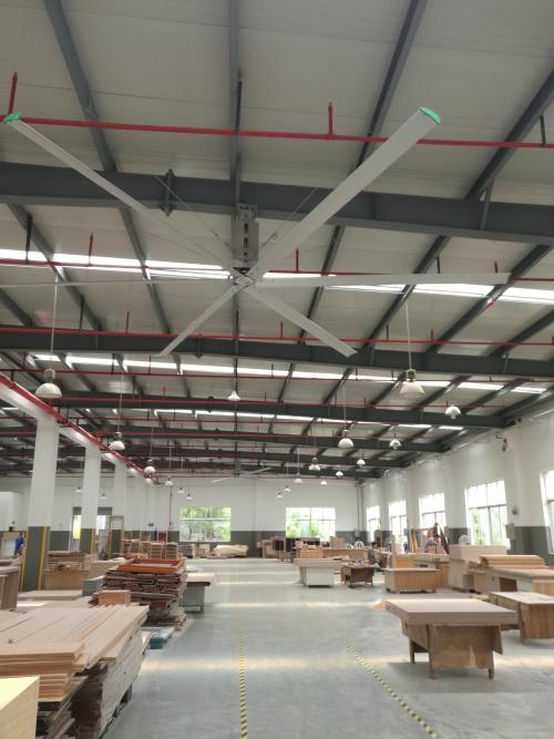 工業大吊扇安裝案例4